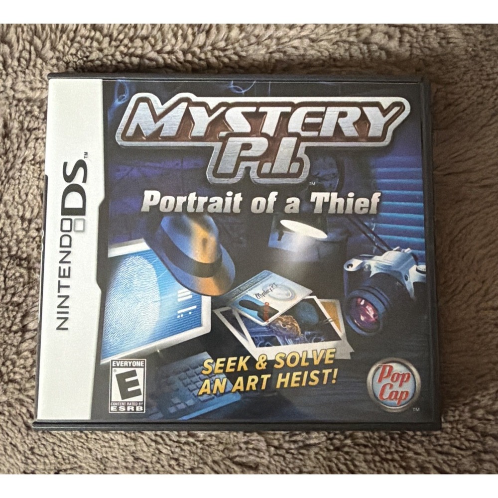 Mystery P.I.: Portrait Of A Thief - Nintendo‎ DS Game